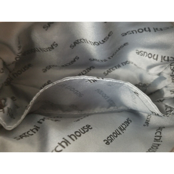 Satchi House Keychain Pouch Mini Bag PVC leather coin purse monogram logo wallet - Picture 6 of 6